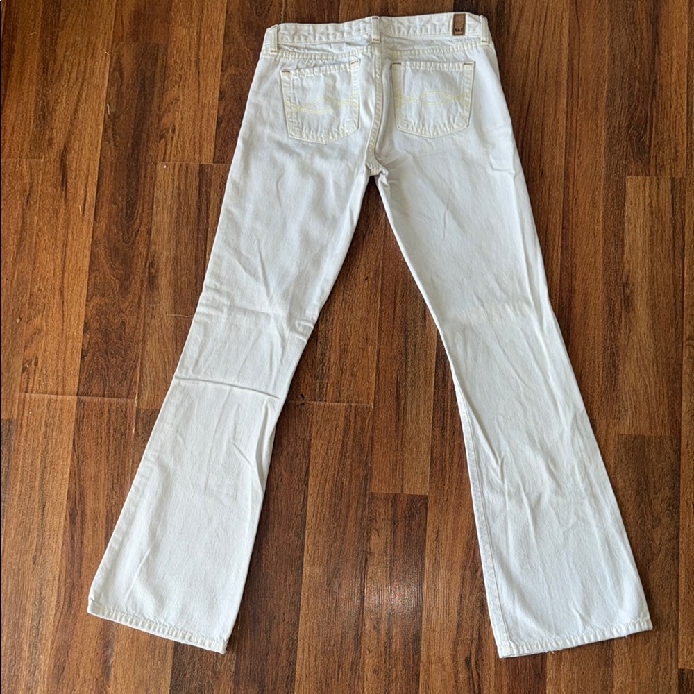 Abercrombie and Fitch white jeans